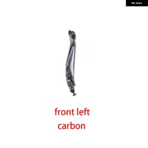 BMW 車内ドアハンドル内側パネル トリム 2017-2023 5シリーズ G30 G31 G38 F90 ブラック 51417438523 - carbon front L