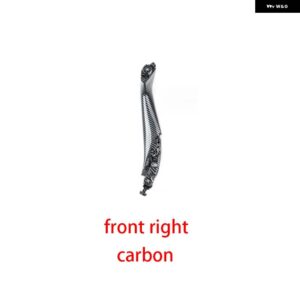 BMW 車内ドアハンドル内側パネル トリム 2017-2023 5シリーズ G30 G31 G38 F90 ブラック 51417438523 - carbon front R