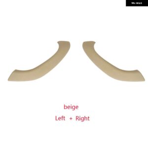 BMW X1 X2 F48 F49 F39 2016-2020 7色 インテリア ドアプルハンドルアウターカバー トリム 交換 51417417513 - beige Left Right
