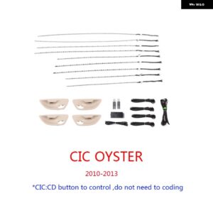 BMW 9色 自動変換ネオン インテリア ドアアンビエントライト 装飾 ライト 5シリーズ F10 F11 F18 2010-2018 - CIC OYSTER