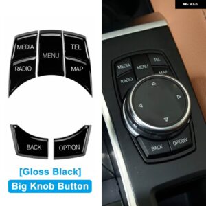 BMW CAR I-DRIVE マルチメディアコントロールボタン スイッチ 交換部品 F10 F20 F30 F22 F32 F33 F02 F06 F12 F25 F26 F15 F16 F48用 - Big Knob Gloss