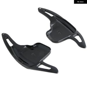 BMW ステアリングホイール シフトパドルシフター 拡張 ABS トリム 1-7シリーズ F10 F18 F30 F35 F34 F22 F32 F07 F48 X1 X2 X4 X5 X6 - black