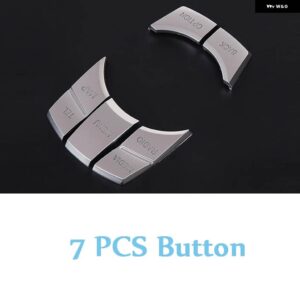 BMW マルチメディアボタン カバー IDRIVE ステッカー 1 3 5 7シリーズ X1 X3 F25 X5 E70 X6 E71 F30 F10 F07 E90 F11 E92 F20 - For 7 PCS Button