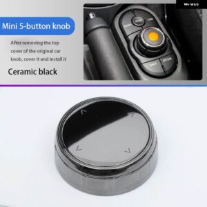 BMW ノブカバー マルチメディアボタン カバー IDRIVE ステッカー ミニクーパー クラブマンカントリーマン F54 F55 F56 F57 F60 - Ceramics 5 Button
