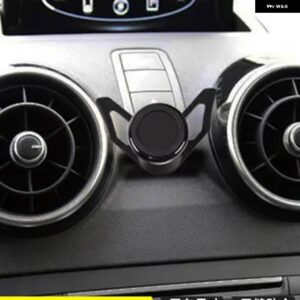 アウディ 磁気カーホルダー 電話用 A1 重力エアベント クリップマウント携帯電話スタンド スマートフォン GPS サポート 汎用 - Magnetic Black