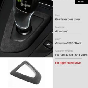 BMW F30 インテリア トリム アルカンターララップ ABS カバー M パフォーマンス ステッカー F32 F34 F36 3GT 3シリーズ 4シリーズカー - Alcantara RHD