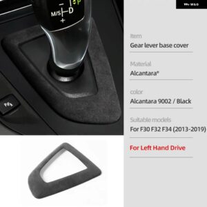 BMW F30 インテリア トリム アルカンターララップ ABS カバー M パフォーマンス ステッカー F32 F34 F36 3GT 3シリーズ 4シリーズカー - Alcantara LHD