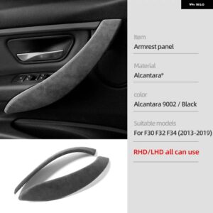 BMW F30 インテリア トリム アルカンターララップ ABS カバー M パフォーマンス ステッカー F32 F34 F36 3GT 3シリーズ 4シリーズカー - Handle panel