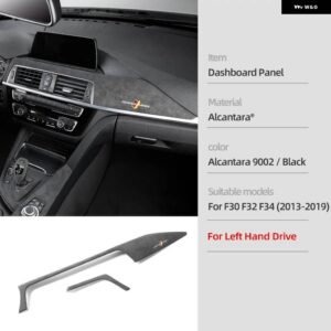 BMW F30 インテリア トリム アルカンターララップ ABS カバー M パフォーマンス ステッカー F32 F34 F36 3GT 3シリーズ 4シリーズカー - dashboard LHD
