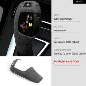 BMW F30 インテリア トリム アルカンターララップ ABS カバー M パフォーマンス ステッカー F32 F34 F36 3GT 3シリーズ 4シリーズカー - 9002 RHD