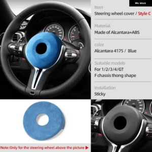 BMW アルカンターララップ ステアリングホイール カバー インテリア トリム フレームチューニング ステッカー F20 F21 F30 F32 F33 F34 F36 F48 F80 F83 - Style C 4175