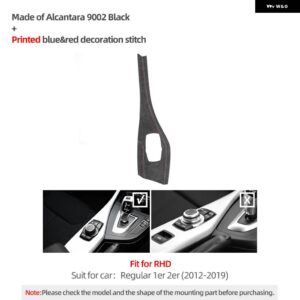 BMW センターコンソール マルチメディア KONB パネル F20 F21 F22 F23 カーボントリム ラップパフォーマンス ステッカー インテリア - Black 9002 RHD A