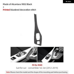 BMW センターコンソール マルチメディア KONB パネル F20 F21 F22 F23 カーボントリム ラップパフォーマンス ステッカー インテリア - Black 9002 RHD B