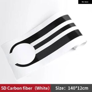 BMW F20 E90 F10 E91 E60 F30 F32 E70 E46 F15 F07 E39 X3 X4 X5 M パフォーマンス ボンネット ステッカー カーボン - White