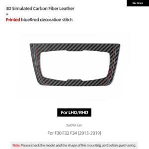 BMW ヘッドライト スイッチ ノブパネル トリム フレームアルカンターラ F30 32 F34 3シリーズ ステッカー 部品 インテリア - PVC