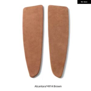 BMW アルカンターラドア アームレスト 肘サポート パッド ステッカー F07 F10 F01 G11 M3 Z4 E89 X4 F25 F26 X5 X6 E70 F15 F16 - 4914 Brown 2PCS