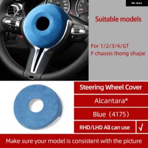 BMW アルカンターラ ステアリングホイール カバー フレーム ステッカー F30 F34 F20 カーボン インテリア トリム F21 F22 F32 インテリア - 4175