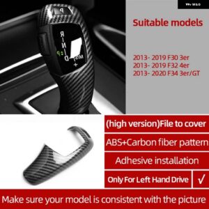 BMW F30 カーボン ABS カー インテリア トリム F32 F34 F36 3GT 3 4シリーズ ダッシュボード パネル カバー ステッカー - LHD