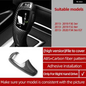 BMW F30 カーボン ABS カー インテリア トリム F32 F34 F36 3GT 3 4シリーズ ダッシュボード パネル カバー ステッカー - RHD