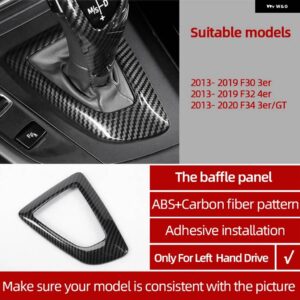 BMW F30 カーボン ABS カー インテリア トリム F32 F34 F36 3GT 3 4シリーズ ダッシュボード パネル カバー ステッカー - LHD Panel