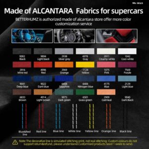 BMW シリーズ 5 G30 G38 ダッシュボード パネル トリム ストリップ 計器 DECATION ステッカー アルカンターラ インテリア - Custom Color