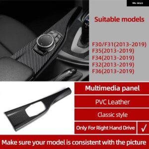 BMW カーボン M パフォーマンスマルチメディアボタン パネル カバー トリム シリーズ 3 4 F30 F31 F35 F34 F32 F36 F33 - Classic RHD