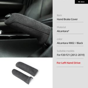 BMW アルカンターラスエード F20 118I F21 F22 F23 1 2シリーズ インテリア トリム ABS カバー M パフォーマンス ステッカー カー - Handbrake LHD