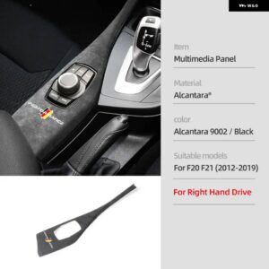 BMW アルカンターラスエード F20 118I F21 F22 F23 1 2シリーズ インテリア トリム ABS カバー M パフォーマンス ステッカー カー - Multimedia RHD
