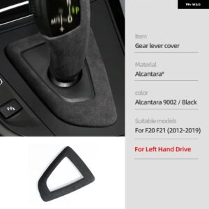 BMW アルカンターラスエード F20 118I F21 F22 F23 1 2シリーズ インテリア トリム ABS カバー M パフォーマンス ステッカー カー - Gear Cover LHD