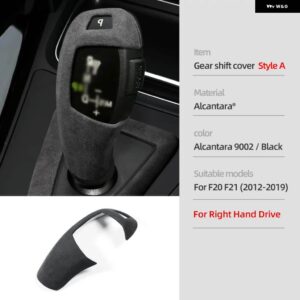 BMW アルカンターラスエード F20 118I F21 F22 F23 1 2シリーズ インテリア トリム ABS カバー M パフォーマンス ステッカー カー - Gear Style A RHD