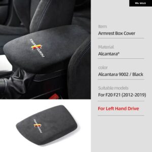 BMW アルカンターラスエード F20 118I F21 F22 F23 1 2シリーズ インテリア トリム ABS カバー M パフォーマンス ステッカー カー - Armrest Box LHD
