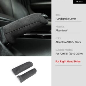 BMW アルカンターラスエード F20 118I F21 F22 F23 1 2シリーズ インテリア トリム ABS カバー M パフォーマンス ステッカー カー - Handbrake RHD