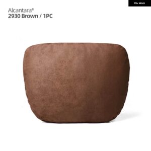 アウディ BMW アルカンターラヘッドレストネックサポート クッション 汎用 レスト クッション メルセデス ポルシェ マツダ テスラ - Alcantara 2930 1PC
