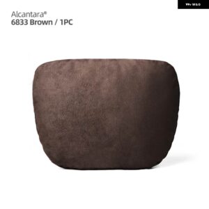 アウディ BMW アルカンターラヘッドレストネックサポート クッション 汎用 レスト クッション メルセデス ポルシェ マツダ テスラ - Alcantara 6833 1PC