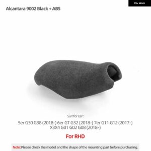 BMW ギアシフト カバー トリム カバー アルカンターラ G30 G31 G11 G01 G02 G32 5シリーズ 7シリーズ X3 X4 インテリア - Alcantara Suede RHD