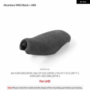BMW ギアシフト カバー トリム カバー アルカンターラ G30 G31 G11 G01 G02 G32 5シリーズ 7シリーズ X3 X4 インテリア - Alcantara Suede LHD