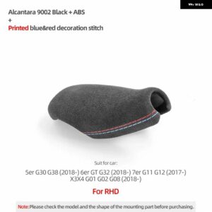 BMW ギアシフト カバー トリム カバー アルカンターラ G30 G31 G11 G01 G02 G32 5シリーズ 7シリーズ X3 X4 インテリア - Alcantara Line RHD