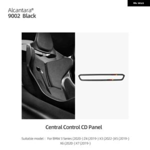BMW アルカンターラ G20 Z4 G29 X3 G01 X5 G05 X6 G06 X7 G07 カーセンターコントロールボリュームボタン フレームカバー トリム M パフォーマンス - Gray Germany