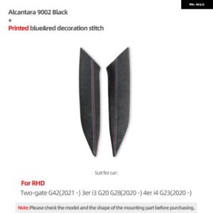 BMW 中央ギアシフター パネル サイドトリム カバー G20 G23 G28 G42 I3 I4 3 4 SER M パフォーマンス ステッカー インテリア - Alcantara RHD