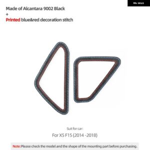 BMW カースタイリングカーボンエアコンベント アウトカバー トリム X5 F15 2014-2018 パフォーマンス ステッカー インテリア - 9002 black