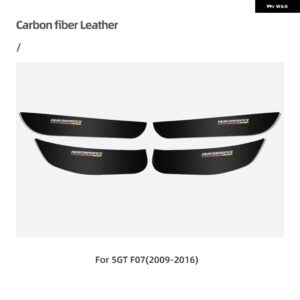 BMW 4個 PVC レザー ドアアンチキック ステッカー ドアサイドエッジフィルム F15 F16 F25 F26 E84 E70 インテリア - 5GT F07 2009-2016