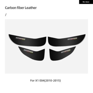BMW 4個 PVC レザー ドアアンチキック ステッカー ドアサイドエッジフィルム F15 F16 F25 F26 E84 E70 インテリア - X1 E84 2010-2015