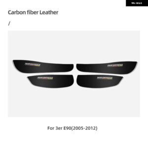 BMW 4個 PVC レザー ドアアンチキック ステッカー ドアサイドエッジフィルム F15 F16 F25 F26 E84 E70 インテリア - 3er E90 2005-2012
