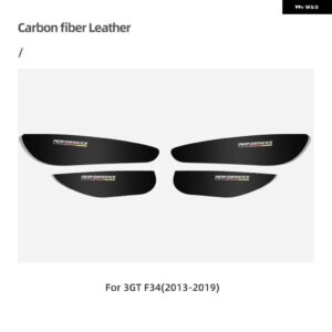 BMW 4個 PVC レザー ドアアンチキック ステッカー ドアサイドエッジフィルム F15 F16 F25 F26 E84 E70 インテリア - 3GT F34 2013-2019