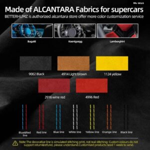 BMW ギアシフト ノブカバー X1 F48 F49 F52シリーズ 1 製アルカンターラスエード ラップ インテリア トリム ABS チューニング - Custom Color