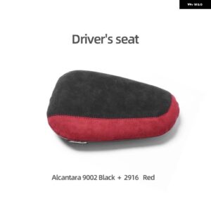 アウディ アルカンターラ 汎用 脚 クッション 膝パッド 低反発太ももサポート インテリア A3 A5 Q5 A6 TT - Driver 9002 2619