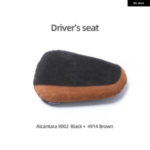 アウディ アルカンターラ 汎用 脚 クッション 膝パッド 低反発太ももサポート インテリア A3 A5 Q5 A6 TT - Driver 9002 4914