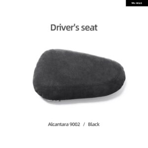 アウディ アルカンターラ 汎用 脚 クッション 膝パッド 低反発太ももサポート インテリア A3 A5 Q5 A6 TT - Driver 9002