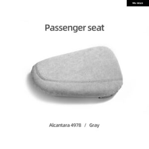 アウディ アルカンターラ 汎用 脚 クッション 膝パッド 低反発太ももサポート インテリア A3 A5 Q5 A6 TT - Passenger 4978