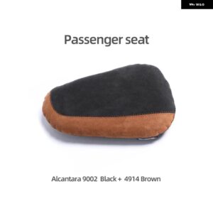 アウディ アルカンターラ 汎用 脚 クッション 膝パッド 低反発太ももサポート インテリア A3 A5 Q5 A6 TT - Passenger 9002 4914